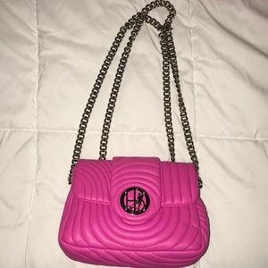 Hot pink leather HENRI BENDEL PURSE